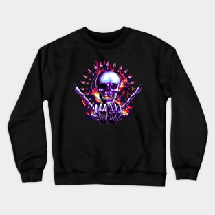 Metalhead Spirit Skull Crewneck Sweatshirt